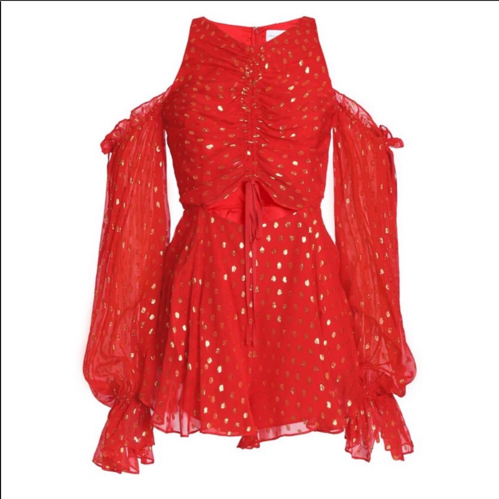Alice Mccall | Did It Again Playsuit Limited Edition In Red